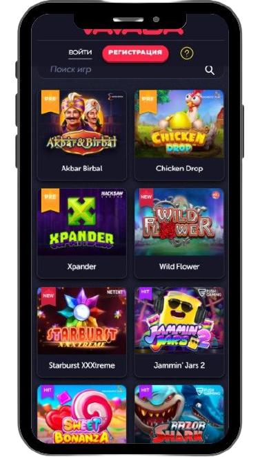 Vavada Мобильная версия